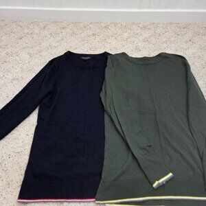 Women's Banana Republic Merino Wool Crewneck Sweater 2 for 1 sz M